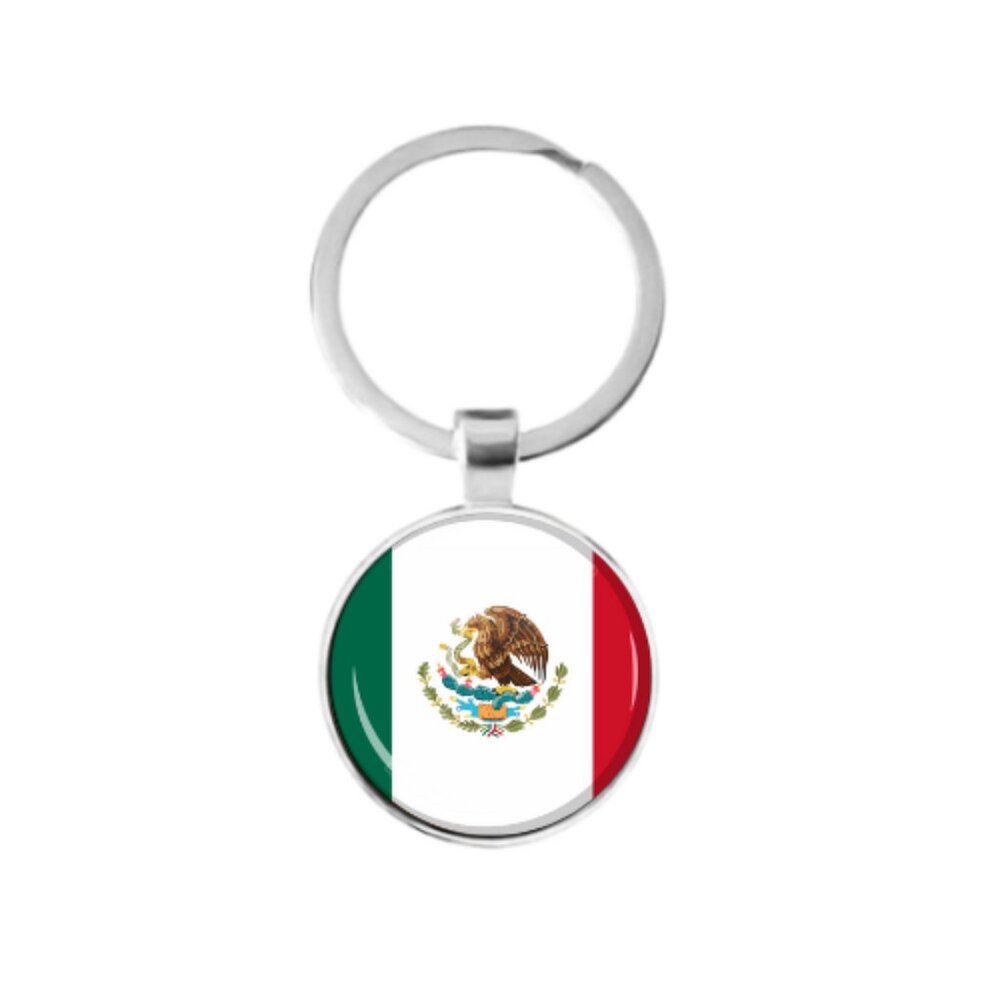 MEXICAN FLAG #2 CUSTOM KEY RING - Picture 5 of 5